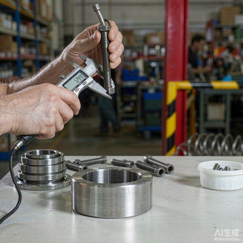 Quality inspection with caliper